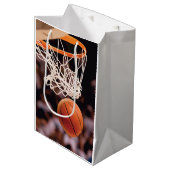 Basketballwertung Mittlere Geschenktüte (Vorderseite Schrägansicht)