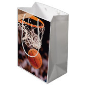 Basketballwertung Mittlere Geschenktüte (Rückseite Schrägansicht)