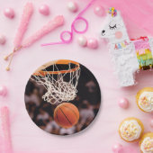 Basketballwertung Pappteller (Party)