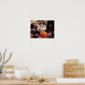 Basketballwertung Poster (Küche)