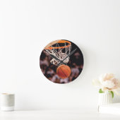 Basketballwertung Runde Wanduhr (Zuhause)
