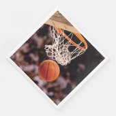 Basketballwertung Serviette (Ecke)