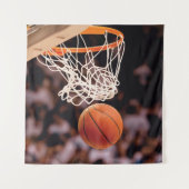 Basketballwertung Wandteppich (Vorderseite (Horizontal))