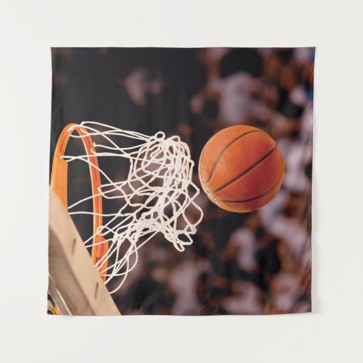 Basketballwertung Wandteppich (Vorderseite)