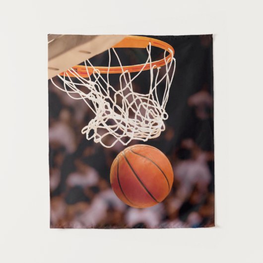 Basketballwertung Wandteppich (Vorderseite)