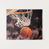 Basketballwertung Wandteppich (Vorderseite (Horizontal))
