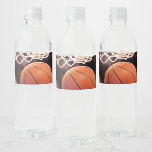 Basketballwertung Wasserflaschenetikett (Flaschen)