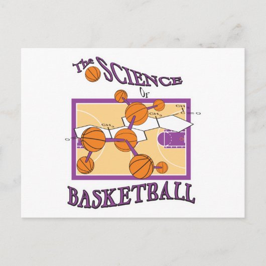 Basketballwissenschaft Postkarte (Vorderseite)