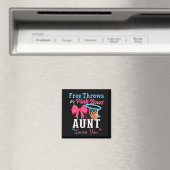 Basketballwürfe Oder Rosa Schleifen Tante Liebt Di Magnet (In Situ (Geschirrspüler))