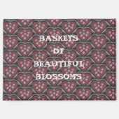 Baskets Of Beautiful Blossoms Magnet (Vorderseite)