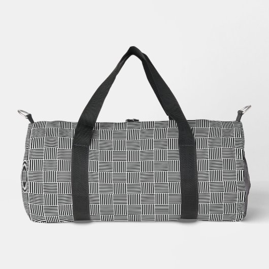 Basketweave Design Duffel Bag Duffle Bag (Vorderseite)