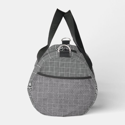 Basketweave Design Duffel Bag Duffle Bag (Rechts)