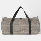 Basketweave Patchwork Strick von Shirley Taylor Duffle Bag (Rückseite)