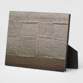 Basketweave Patchwork Strick von Shirley Taylor Fotoplatte (Seite)