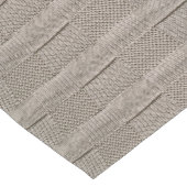 Basketweave Patchwork Strick von Shirley Taylor Kurzer Tischläufer (Ecke)