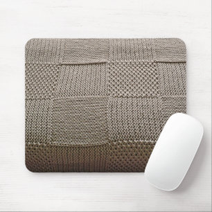 Basketweave Patchwork Strick von Shirley Taylor Mousepad