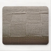 Basketweave Patchwork Strick von Shirley Taylor Mousepad (Vorne)