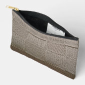 Basketweave Patchwork Strick von Shirley Taylor Zubehörtasche (Offen)