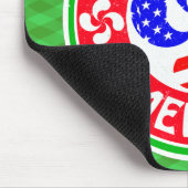 Baskisch American Euskara Lauburu Cross Mousemat Mousepad (Ecke)