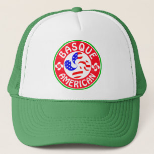 Baskisch American Euskara Lauburu Trucker Hat Truckerkappe