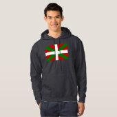 Baskische Flagge Hoodie (Vorne ganz)