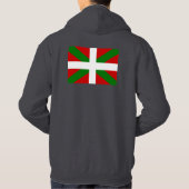 Baskische Flagge Hoodie (Rückseite)