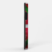 Baskische Flagge im gestressten Stil: Ikurriña Case-Mate iPhone Hülle (Hinten/Rechts)