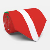 Baskische Flagge Krawatte (Gerollt)