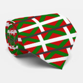 Baskische Flagge Krawatte (Gerollt)