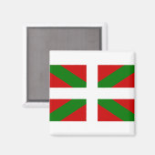 baskische Flagge Magnet (Vorderseite/Rückseite)