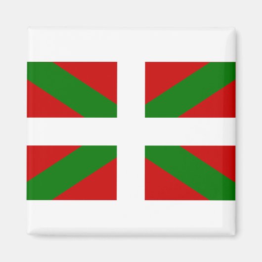 baskische Flagge Magnet (Vorne)