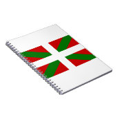 baskische Flagge Notizblock (Rechte Seite)