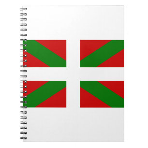 baskische Flagge Notizblock