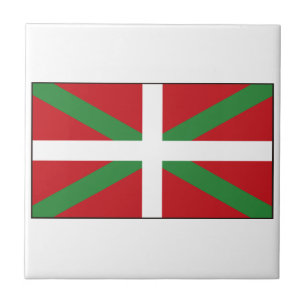 Baskische Flagge Spanien Fliese