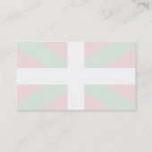 Baskische Flagge Visitenkarte (Rückseite)