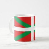 Baskische Flaggen-Tasse Kaffeetasse (Vorderseite Links)