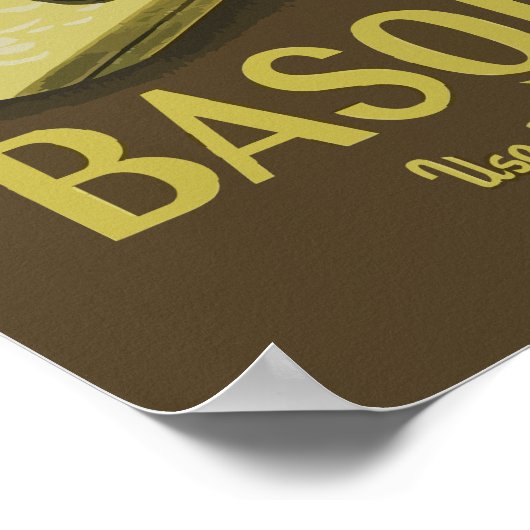 Baskische Küste - Frankreich Vintage Poster (Ecke)