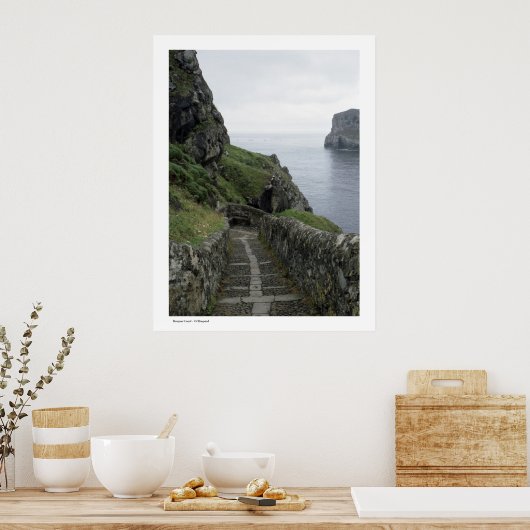 Baskische Küste - G Schäfer Poster (Küche)