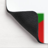 Baskische Regions-Flagge Mousepad (Ecke)