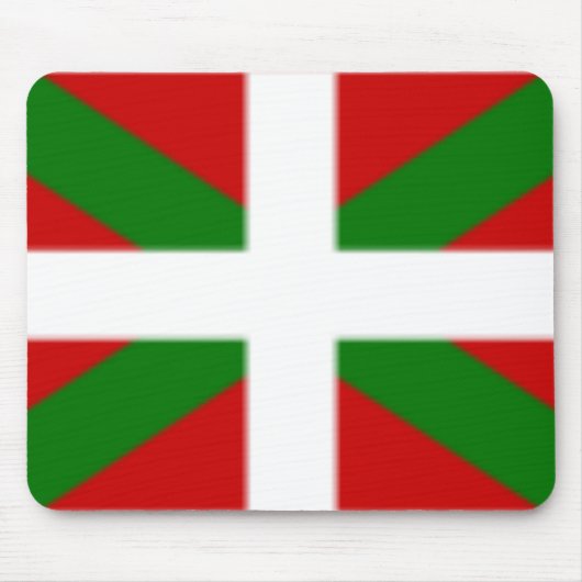 Baskische Regions-Flagge Mousepad (Vorne)