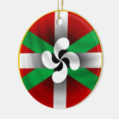 Baskische Verzierung Keramikornament (Links)