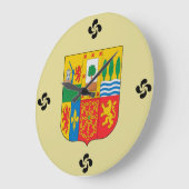 Baskische Wall-Uhr Große Wanduhr (Winkel)