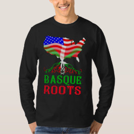 Baskischer Amerikaner wurzelt T-Shirt
