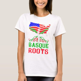 Baskischer Amerikaner wurzelt T-Shirt