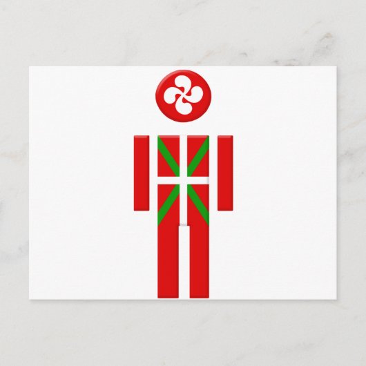 Baskischer Junge, Euskadi Postkarte (Vorderseite)