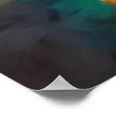 Baskischer Schäferhund - Hundeportrait Poster (Ecke)