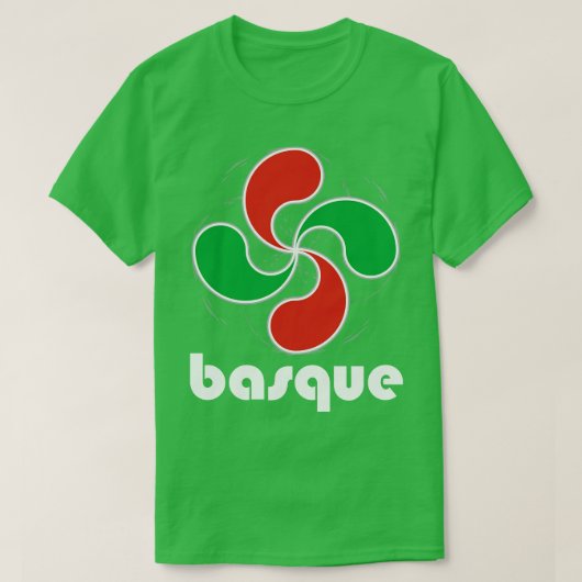 baskisches Design baskischer Pride Lauburu Vier He T-Shirt (Design vorne)