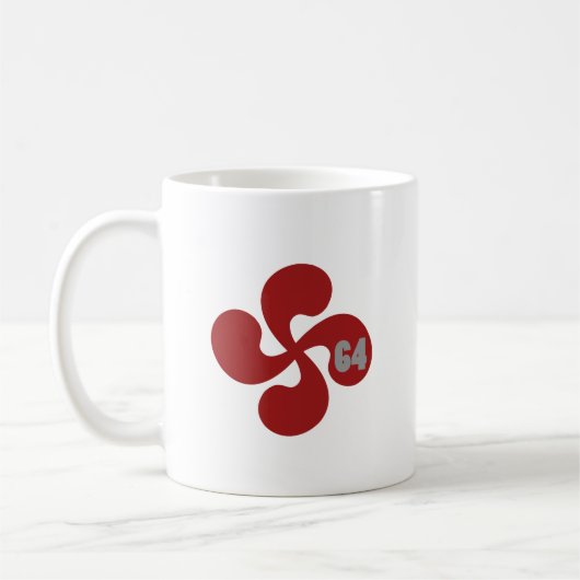 Baskisches Kreuz 64 Kaffeetasse (Links)