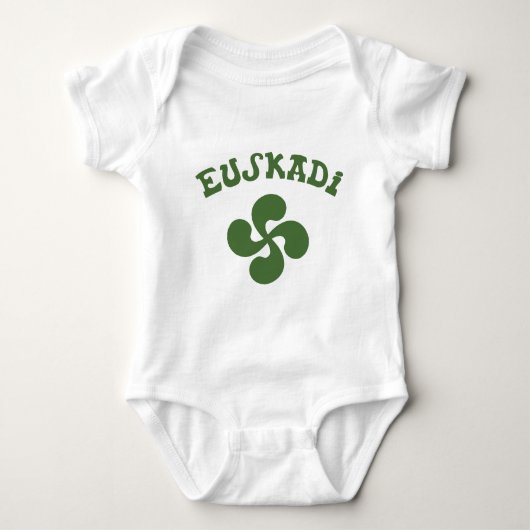 Baskisches Kreuz Euskadi Baby Strampler (Vorderseite)