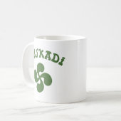 Baskisches Kreuz Euskadi Kaffeetasse (Vorderseite Links)